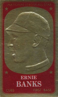 1965 Topps Embossed Ernie Banks #58 Baseball Card