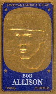 1965 Topps Embossed Bob Allison #38 Baseball Card