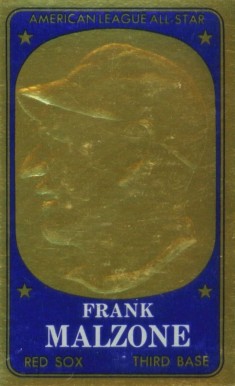 1965 Topps Embossed Frank Malzone #37 Baseball Card