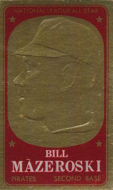 1965 Topps Embossed Bill Mazeroski #23 Baseball Card