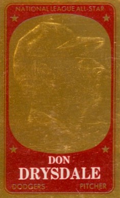 1965 Topps Embossed Don Drysdale #15 Baseball Card