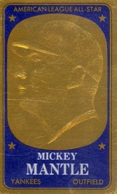 1965 Topps Embossed Mickey Mantle #11 Baseball Card