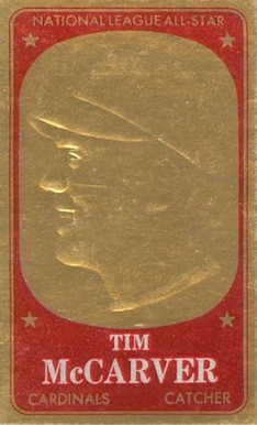 1965 Topps Embossed Tim McCarver #7 Baseball Card