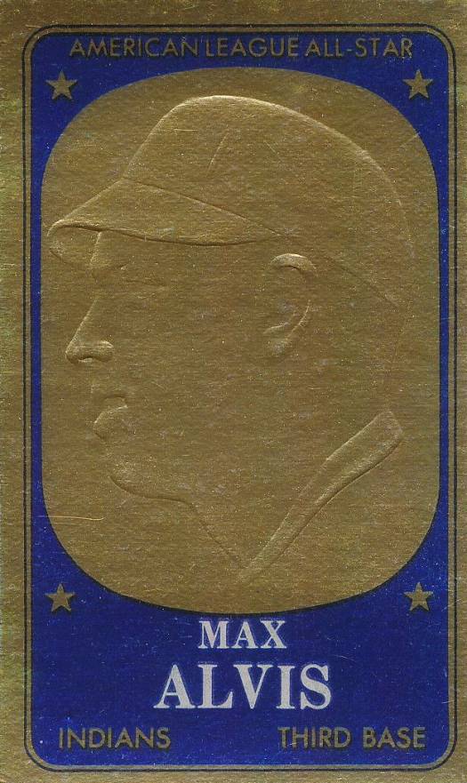 1965 Topps Embossed Max Alvis #3 Baseball Card