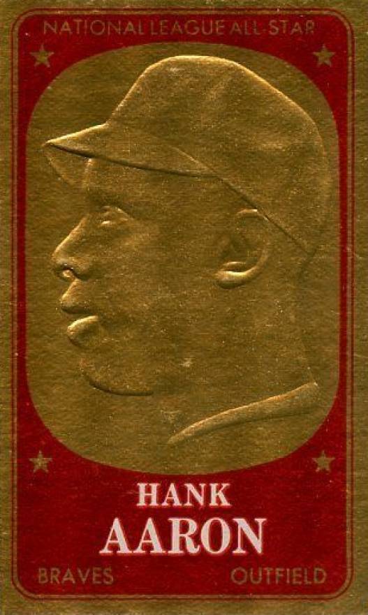 1965 Topps Embossed Hank Aaron #59 Baseball Card