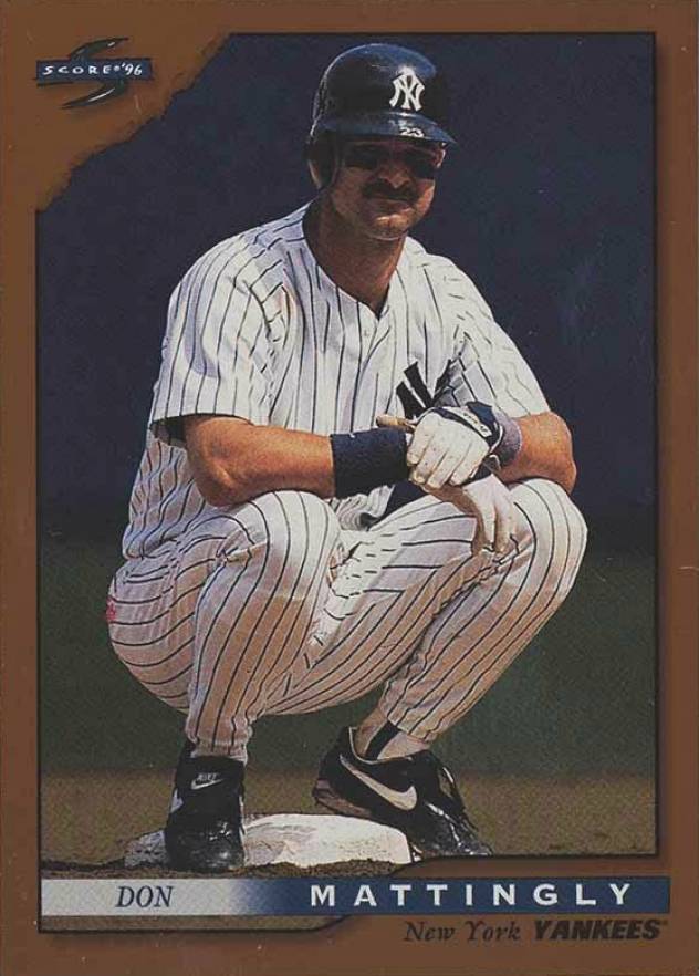 1996 Score Dugout Collection Don Mattingly #8 Baseball Card