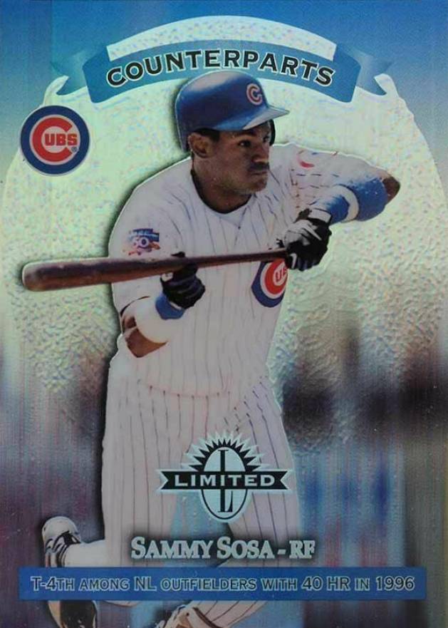 1997 Donruss Limited Exposure Angel Echevarria/Sammy Sosa #59 Baseball Card