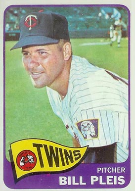 1965 Topps Bill Pleis #122 Baseball Card
