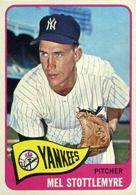 1965 Topps Mel Stottlemyre #550 Baseball Card