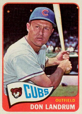 1965 Topps Don Landrum #596 Baseball Card