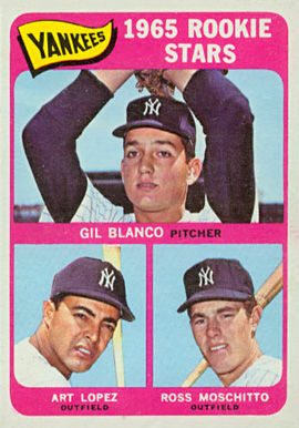 1965 Topps Yankees Rookies #566 Baseball Card