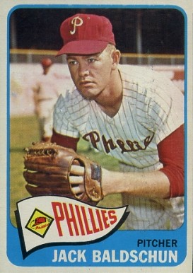1965 Topps Jack Baldschun #555 Baseball Card