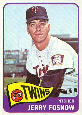 1965 Topps Jerry Fosnow #529 Baseball Card