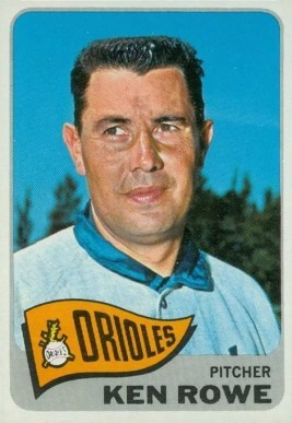 1965 Topps Ken Rowe #518 Baseball Card