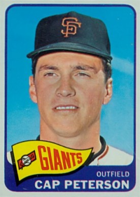 1965 Topps Cap Peterson #512 Baseball Card