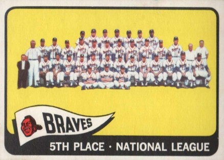 1965 Topps Braves Team #426 Baseball Card
