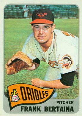 1965 Topps Frank Bertaina #396 Baseball Card