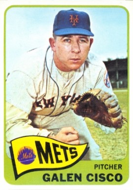 1965 Topps Galen Cisco #364 Baseball Card