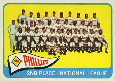 1965 Topps Phillies Team #338 Baseball Card