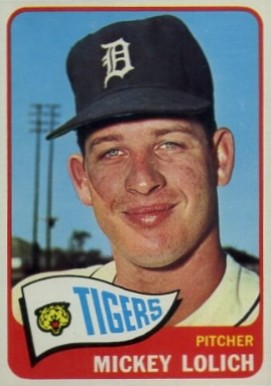 1965 Topps Mickey Lolich #335 Baseball Card