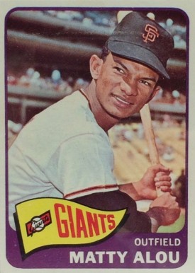 1965 Topps Matty Alou #318 Baseball Card