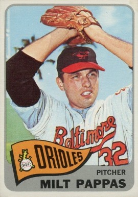 1965 Topps Milt Pappas #270 Baseball Card