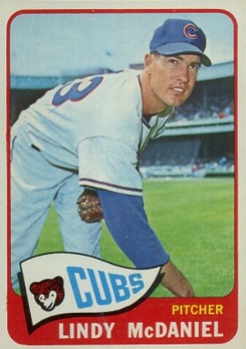 1965 Topps Lindy McDaniel #244 Baseball Card