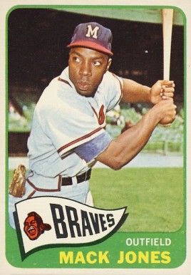 1965 Topps Mack Jones #241 Baseball Card