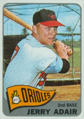 1965 Topps Jerry Adair #231 Baseball Card