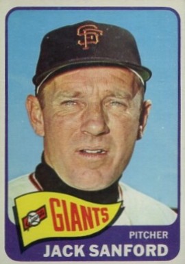 1965 Topps Jack Sanford #228 Baseball Card