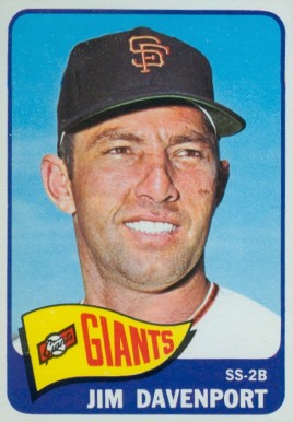 1965 Topps Jim Davenport #213 Baseball Card