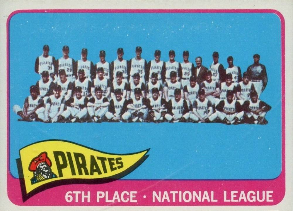1965 Topps Pirates Team #209 Baseball Card
