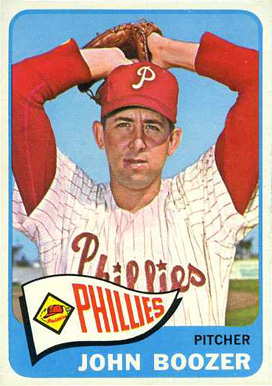 1965 Topps John Boozer #184 Baseball Card