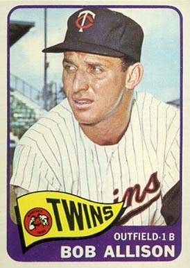 1965 Topps Bob Allison #180 Baseball Card