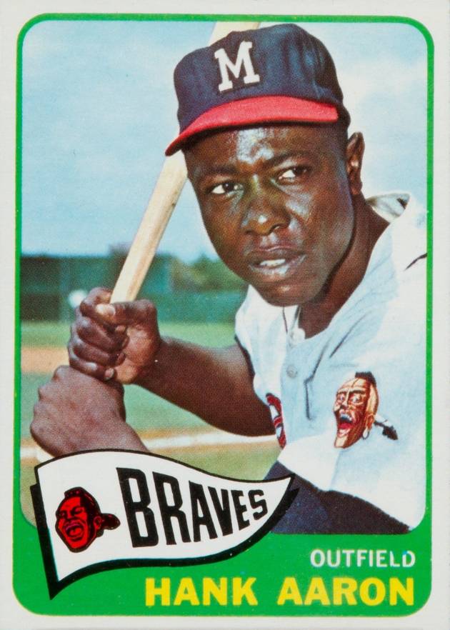 1965 Topps Hank Aaron #170 Baseball Card