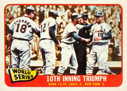 1965 Topps World Series Game #5 #136 Baseball Card