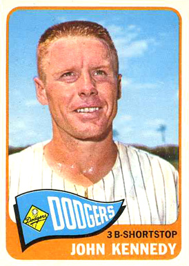 1965 Topps John Kennedy #119 Baseball Card