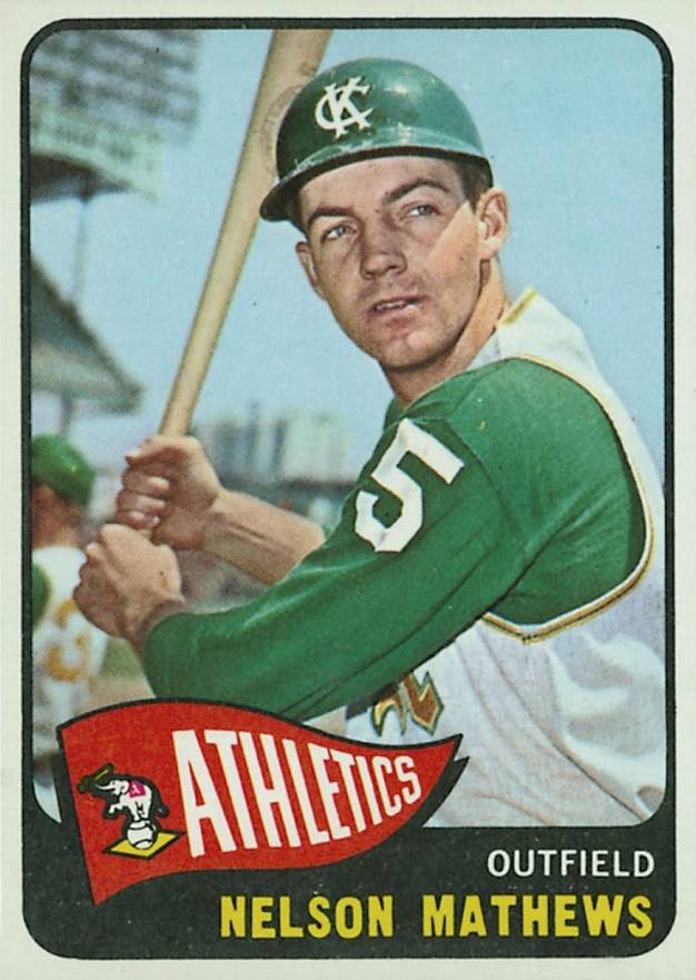 1965 Topps Nelson Mathews #87 Baseball Card