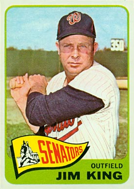1965 Topps Jim King #38 Baseball Card