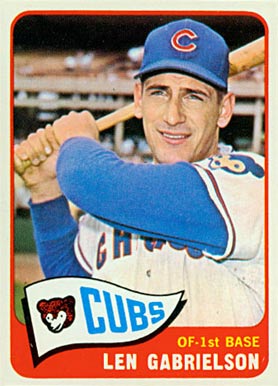1965 Topps Len Gabrielson #14 Baseball Card