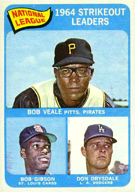 1965 Topps N.L. Strikeout Leaders #12 Baseball Card