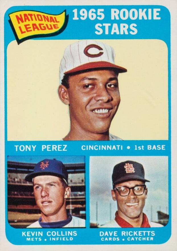 1965 Topps Collins/Perez/Ricketts #581 Baseball Card