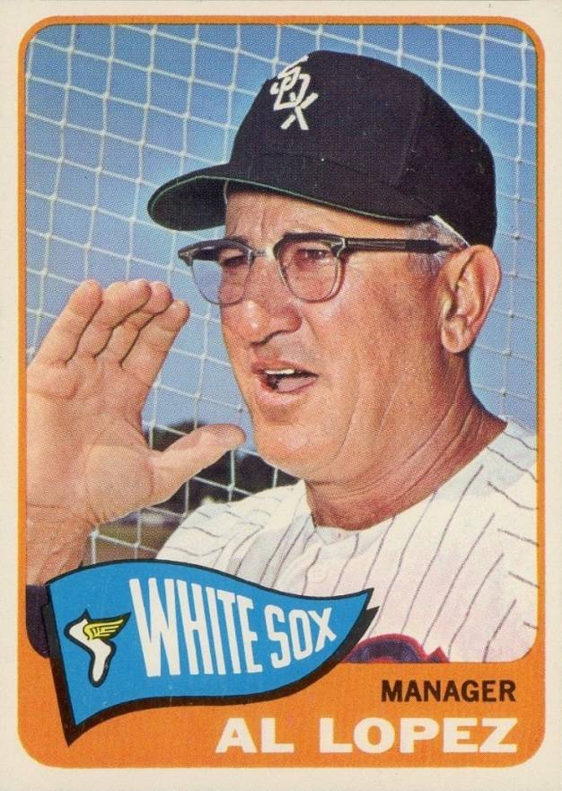 1965 Topps Al Lopez #414 Baseball Card