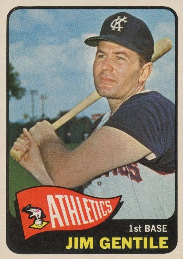 1965 Topps Jim Gentile #365 Baseball Card