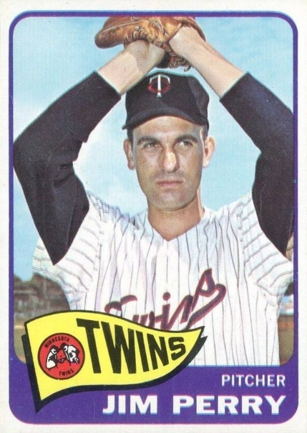 1965 Topps Jim Perry #351 Baseball Card
