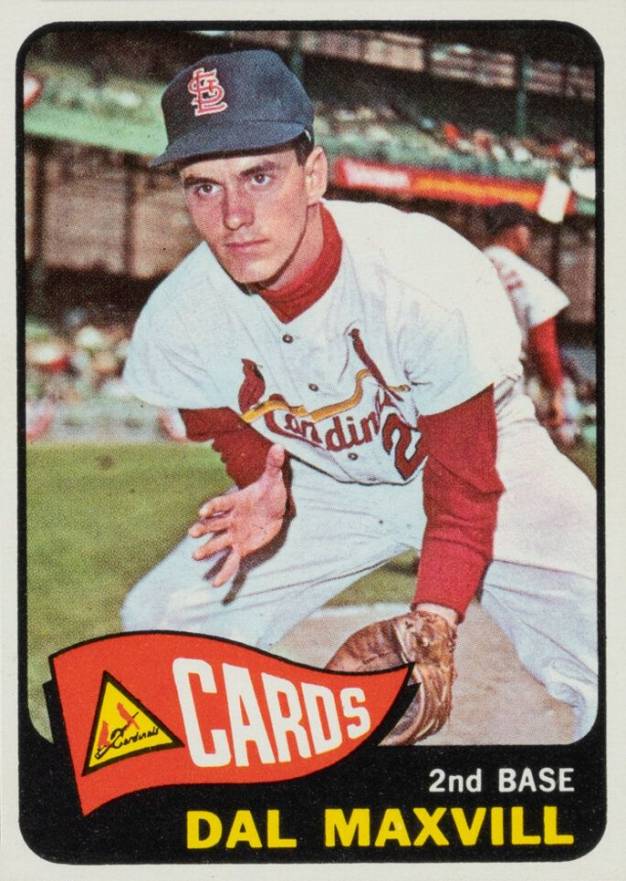 1965 Topps Dal Maxvill #78 Baseball Card