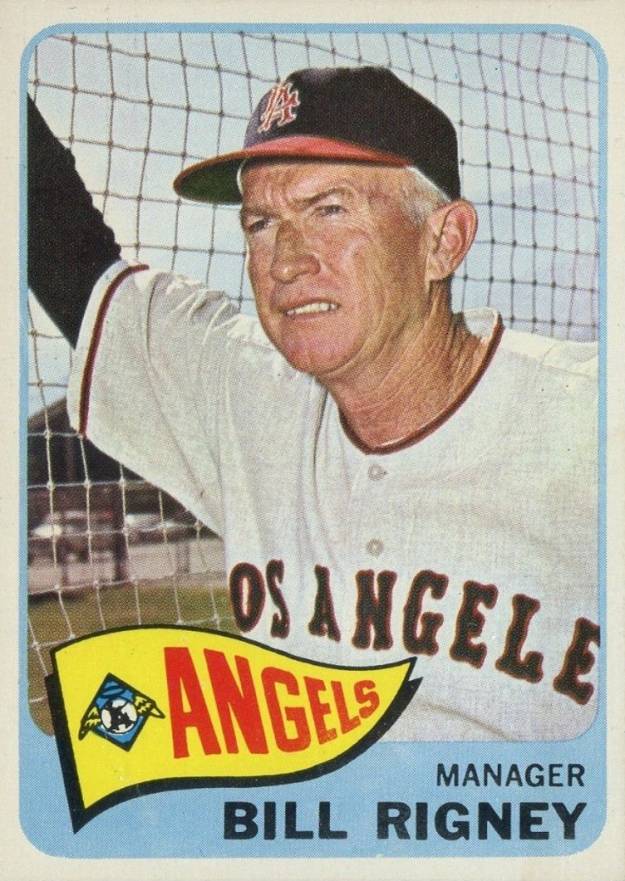 1965 Topps Bill Rigney #66 Baseball Card