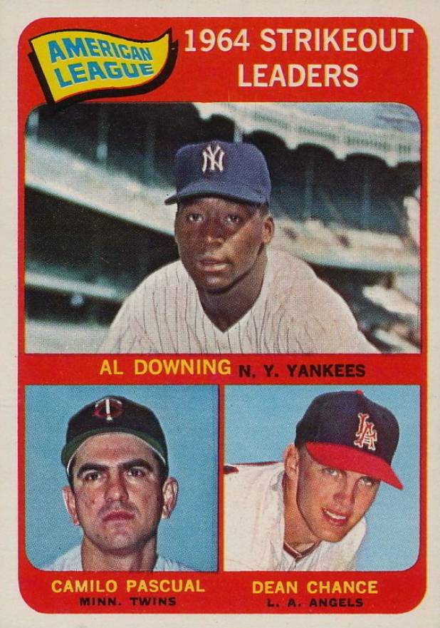 1965 Topps A.L. Strikeout Leaders #11 Baseball Card