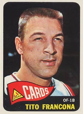1965 Topps Tito Francona #256 Baseball Card