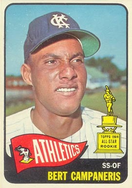 1965 Topps Bert Campaneris #266 Baseball Card